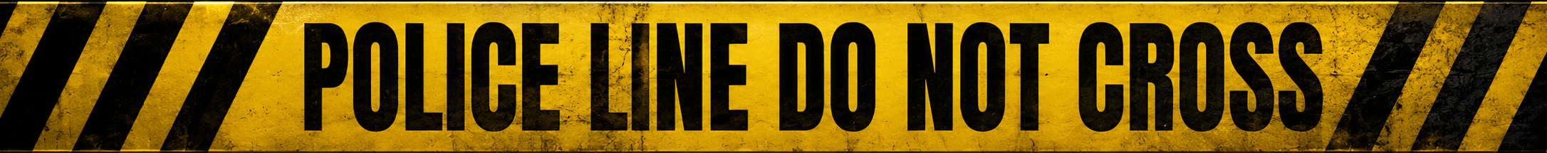 POLICE LINE DO NOT CROSS divider